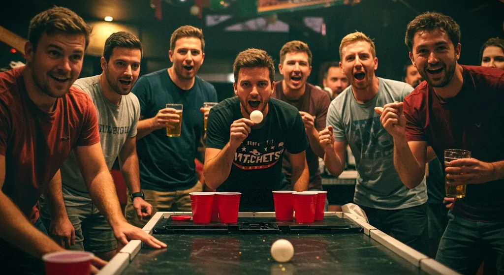 stag party exclusive beer pong tournament in Malta